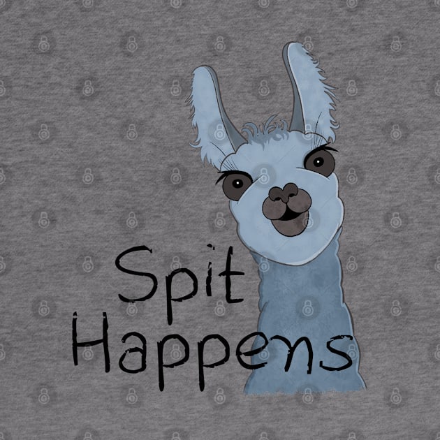 Cute llama spit happens by Thepackingllamas 